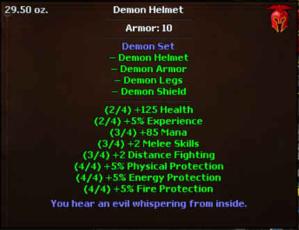 Item Set Bonuses - Zamonia